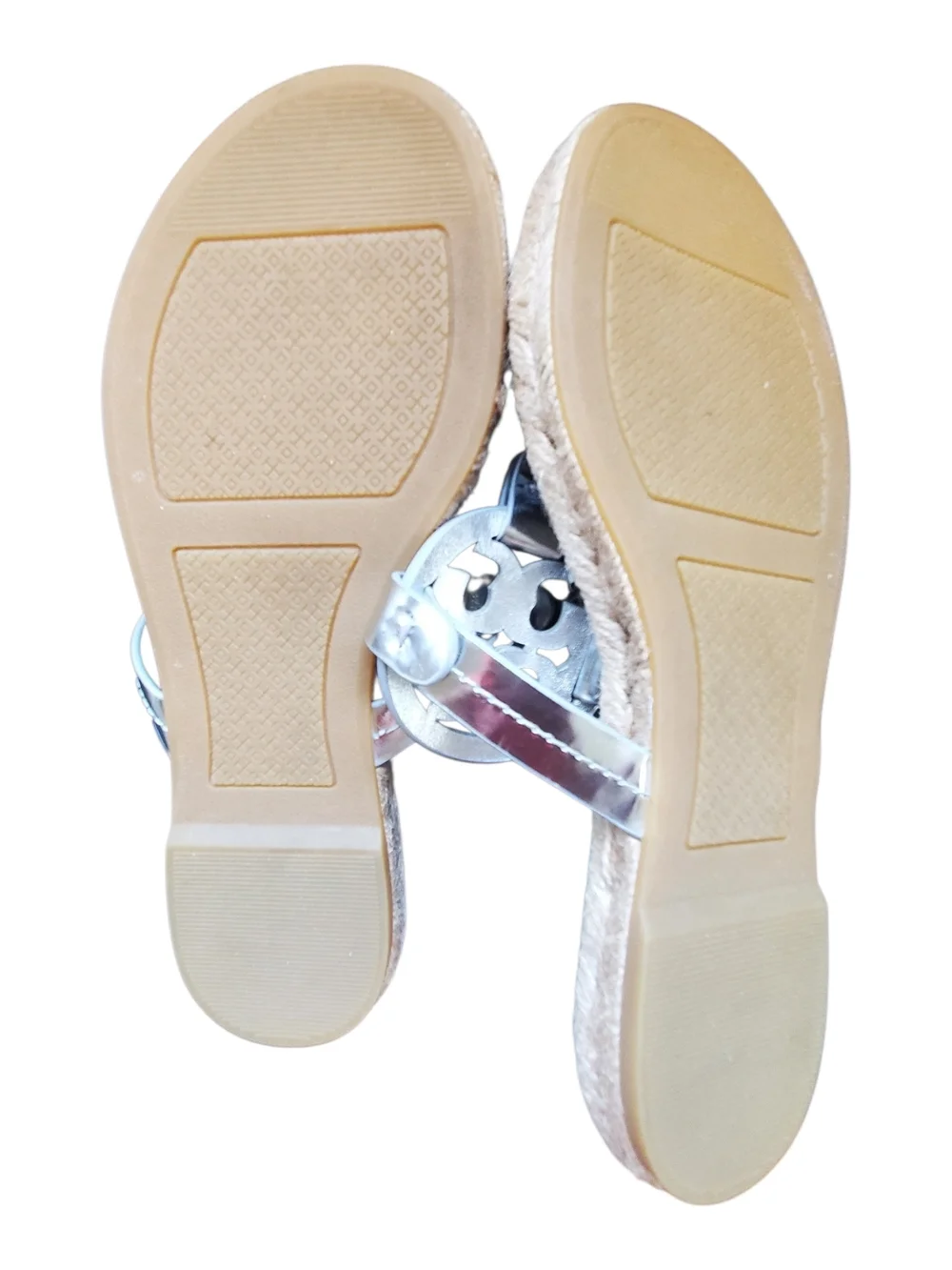 Tory Burch Miller Metallic Espadrille  Feminine Boho Sandal